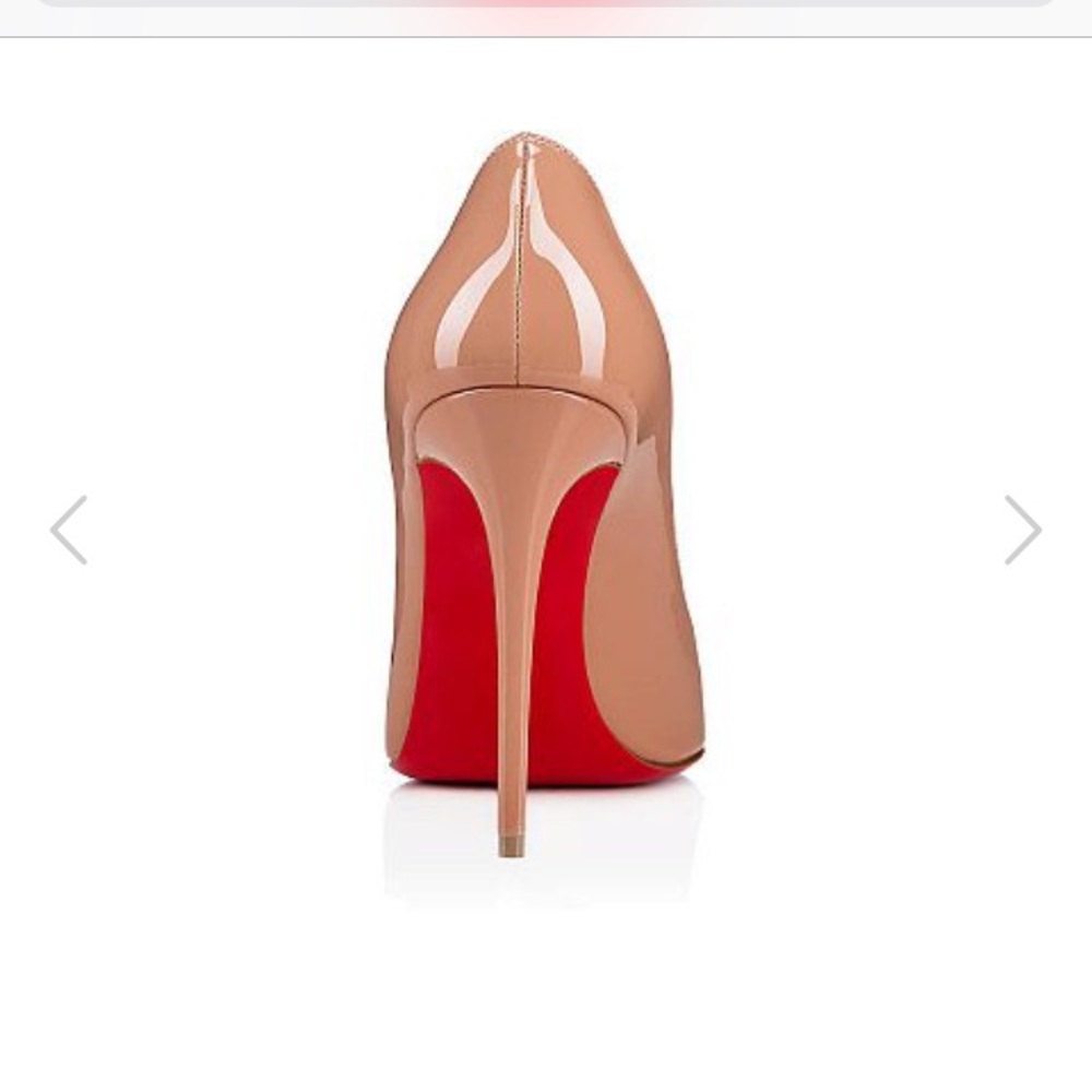 Sold—Christian Louboutin Nude Patent Leather Pump - Picture 7 of 8